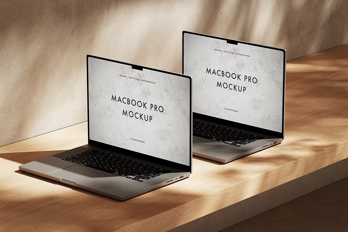 15款逼真光影苹果MacBook Pro网站界面WEB UI设计展示效果图PS贴图样机模板 MacBook Pro Mockup Collection 样机素材 第11张-素材湾丨精选海外优质设计素材资源 15款逼真光影苹果MacBook Pro网站界面WEB UI设计展示效果图PS贴图样机模板 MacBook Pro Mockup Collection 样机素材 sucaiwan.com