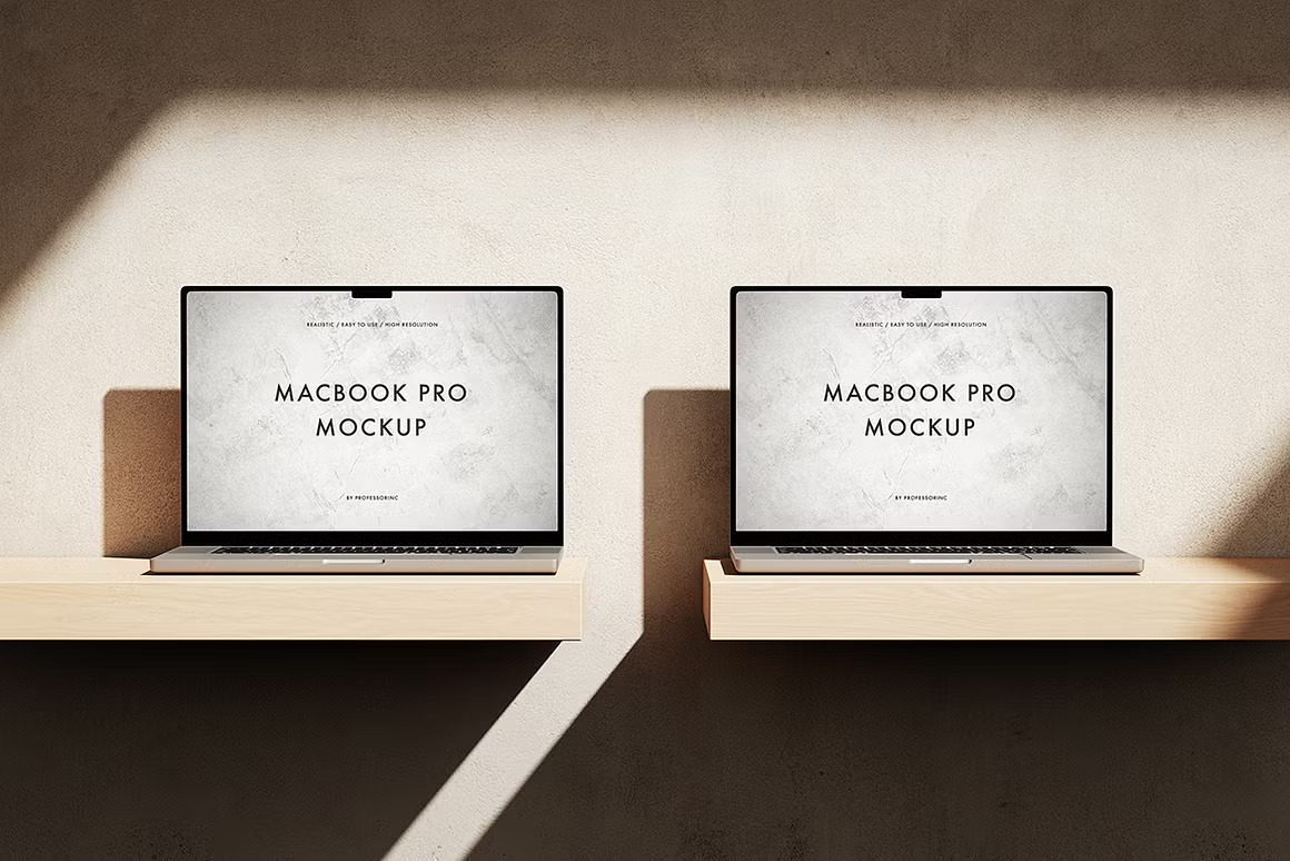 15款逼真光影苹果MacBook Pro网站界面WEB UI设计展示效果图PS贴图样机模板 MacBook Pro Mockup Collection 样机素材 第14张-素材湾丨精选海外优质设计素材资源 15款逼真光影苹果MacBook Pro网站界面WEB UI设计展示效果图PS贴图样机模板 MacBook Pro Mockup Collection 样机素材 sucaiwan.com