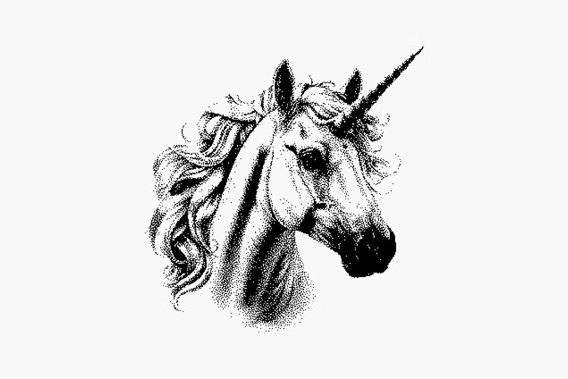 144款新潮复古像素马赛克低保真抽象艺术插画矢量图案AI/PS/PNG格式素材 Dithering Bitmap Vector Shapes Collection 图片素材 sucaiwan.com