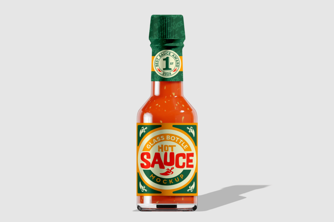 逼真食品调料果酱玻璃瓶包装瓶设计展示效果图PS贴图样机模板 Sauce Bottle Mockup 样机素材 第3张-素材湾丨精选海外优质设计素材资源 逼真食品调料果酱玻璃瓶包装瓶设计展示效果图PS贴图样机模板 Sauce Bottle Mockup 样机素材 sucaiwan.com