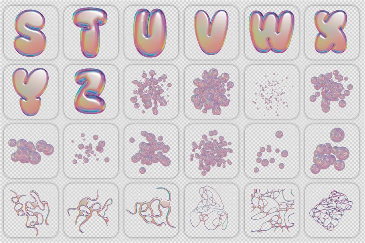 130种迷幻蒸汽波波普艺术抽象3D几何手绘插画INS风海报设计元素套件 Psychedelic 3D Shapes 图片素材 第9张-素材湾丨精选海外优质设计素材资源 130种迷幻蒸汽波波普艺术抽象3D几何手绘插画INS风海报设计元素套件 Psychedelic 3D Shapes 图片素材 sucaiwan.com