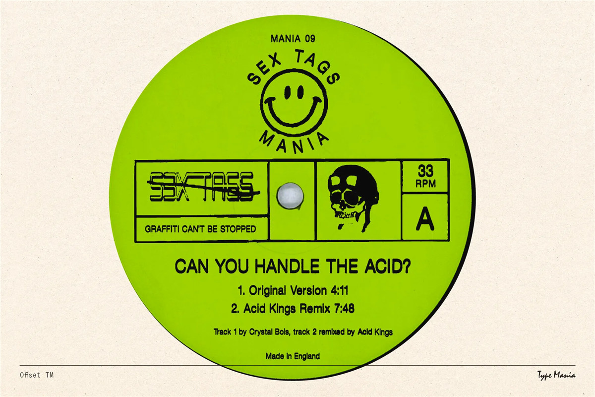 英文字体：复古粗犷美学丝网水墨印刷打印出血半调胶印动态字体 Offset TM Font 设计素材 sucaiwan.com