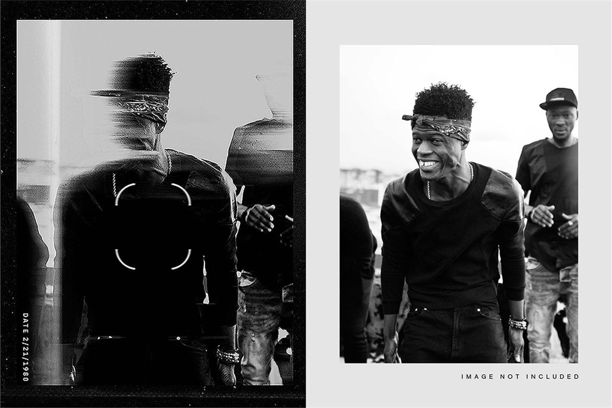 复古漏光胶片摄影模糊扭曲抽象艺术图片后期叠加滤镜PSD特效样机 Nuke Photo Effect 插件预设 sucaiwan.com