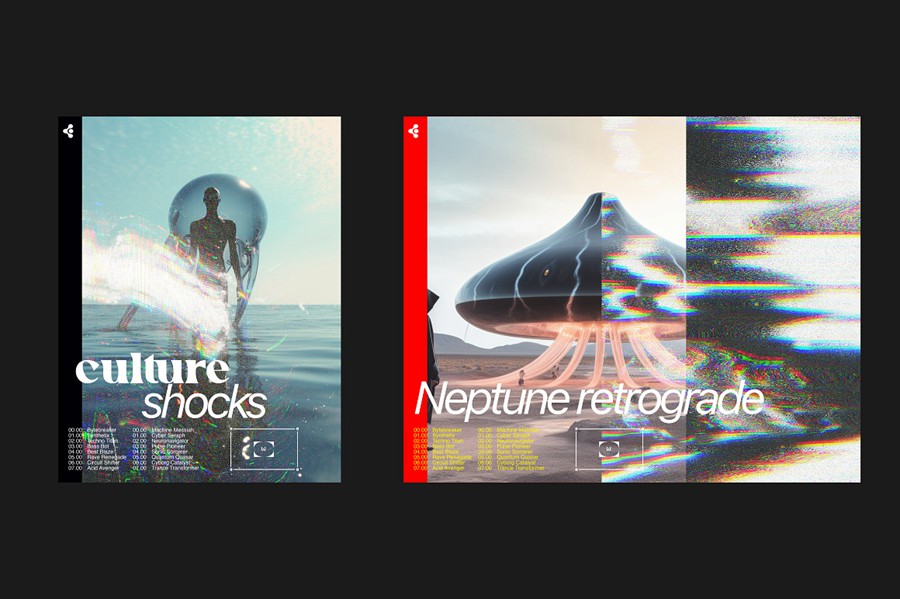 16款4K高清科幻扫描仪扭曲故障失真抽象艺术肌理背景底纹图片素材 Scanner Disrupt — Hi-Res Textures 图片素材 sucaiwan.com