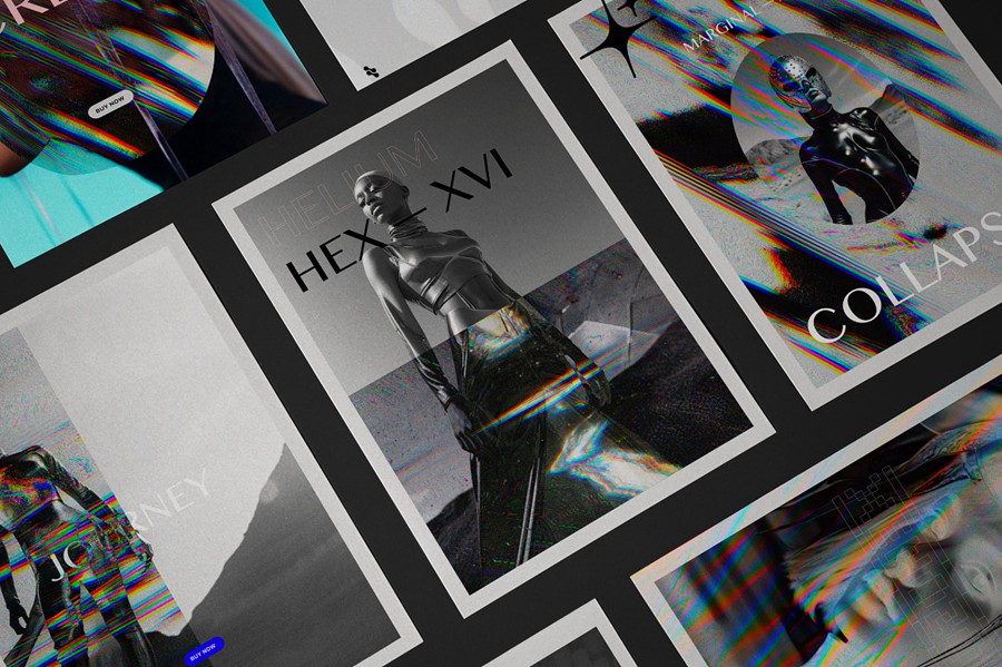 16款4K高清科幻扫描仪扭曲故障失真抽象艺术肌理背景底纹图片素材 Scanner Disrupt — Hi-Res Textures 图片素材 sucaiwan.com