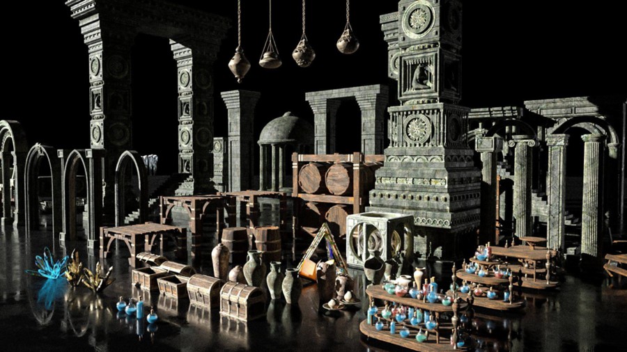 Blender工厂寺庙黑暗森林城市三维场景环境搭建渲染教程+工程资产预设 中英文字幕 Max Hay Art – Creating Beautiful Environments Course 样机素材 第5张-素材湾丨精选海外优质设计素材资源 Blender工厂寺庙黑暗森林城市三维场景环境搭建渲染教程+工程资产预设 中英文字幕 Max Hay Art – Creating Beautiful Environments Course 样机素材 sucaiwan.com