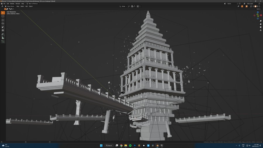 Blender工厂寺庙黑暗森林城市三维场景环境搭建渲染教程+工程资产预设 中英文字幕 Max Hay Art – Creating Beautiful Environments Course 样机素材 第8张-素材湾丨精选海外优质设计素材资源 Blender工厂寺庙黑暗森林城市三维场景环境搭建渲染教程+工程资产预设 中英文字幕 Max Hay Art – Creating Beautiful Environments Course 样机素材 sucaiwan.com