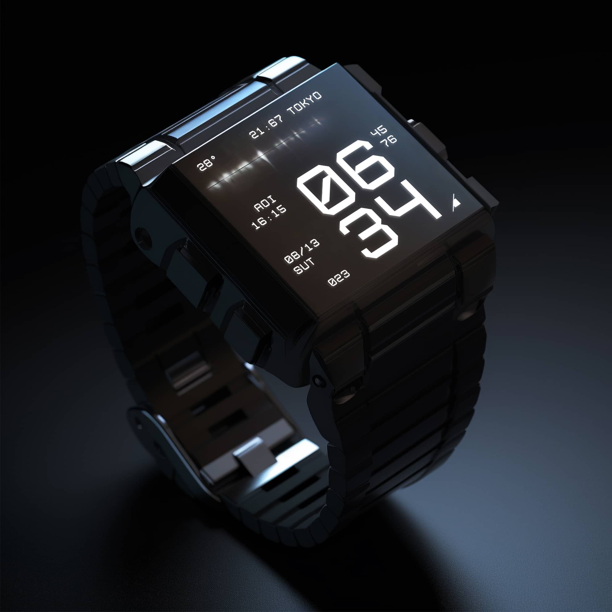 未来科幻先锋斜角赛博朋克几何工业风PSAI大写英文字体安装包 Studio Innate – Aoi Mono 设计素材 sucaiwan.com