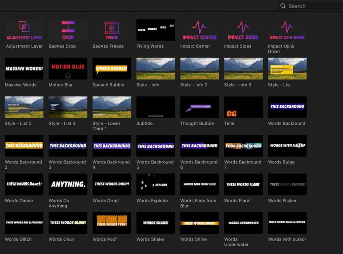 FCPX插件：165组油管大神Arthur Moore酷炫色彩RGB分离棱镜光效分屏文字标题特效转场过渡合集 Mega BadAss Fx Pack 2022 Packs 1,2,3,4,5 , sucaiwan.com