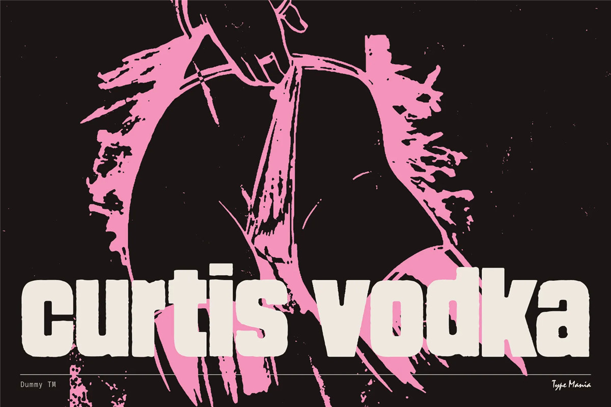 英文字体:复古Y2K粗犷摇滚音乐磨损印刷出血趣味logo标题排版无衬线装饰字体 Dummy TM — Bold Distressed Type 设计素材 第2张-素材湾丨精选海外优质设计素材资源 英文字体:复古Y2K粗犷摇滚音乐磨损印刷出血趣味logo标题排版无衬线装饰字体 Dummy TM — Bold Distressed Type 设计素材 sucaiwan.com