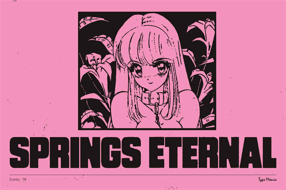 英文字体:复古Y2K粗犷摇滚音乐磨损印刷出血趣味logo标题排版无衬线装饰字体 Dummy TM — Bold Distressed Type 设计素材 第4张-素材湾丨精选海外优质设计素材资源 英文字体:复古Y2K粗犷摇滚音乐磨损印刷出血趣味logo标题排版无衬线装饰字体 Dummy TM — Bold Distressed Type 设计素材 sucaiwan.com