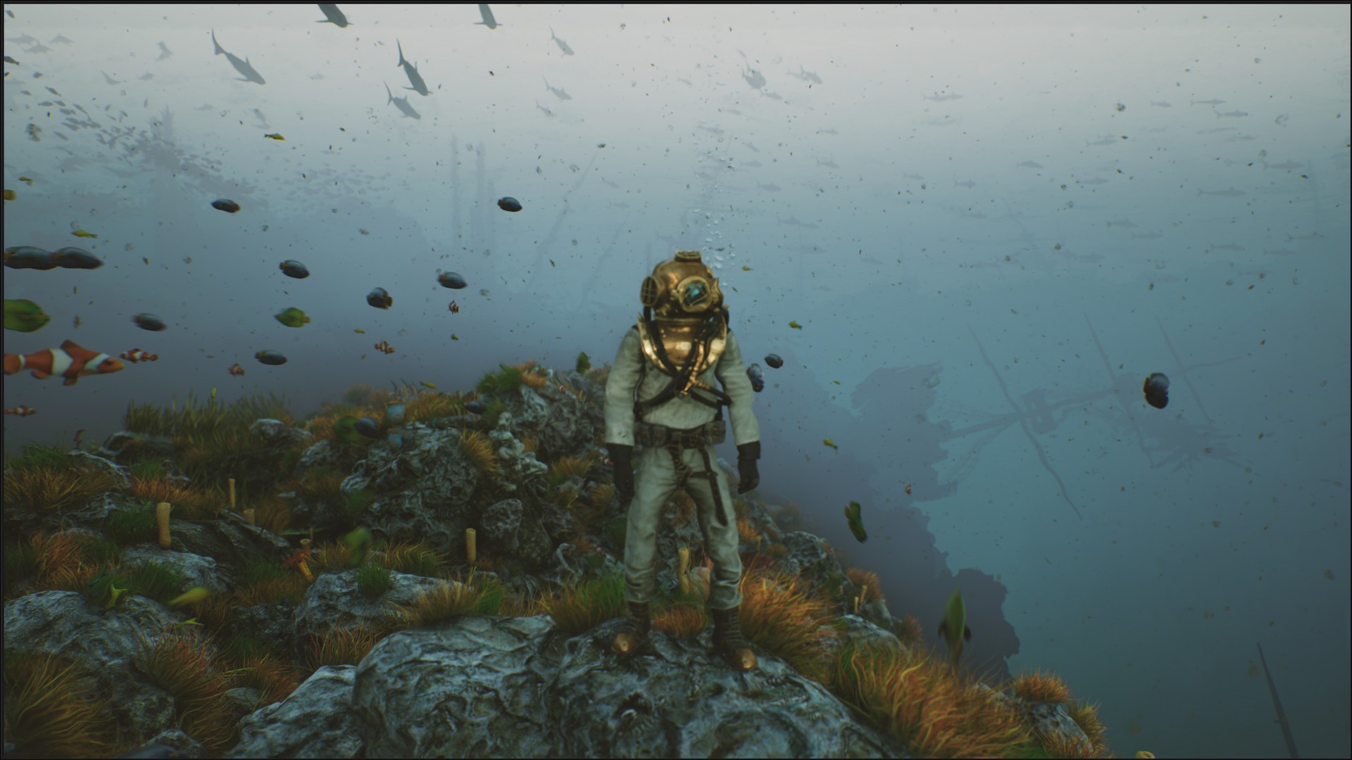 海底植物石头鱼类潜水员沉船场景3D模型UE设计素材 Bay Submerged Ships 样机素材 第1张-素材湾丨精选海外优质设计素材资源 海底植物石头鱼类潜水员沉船场景3D模型UE设计素材 Bay Submerged Ships 样机素材 sucaiwan.com