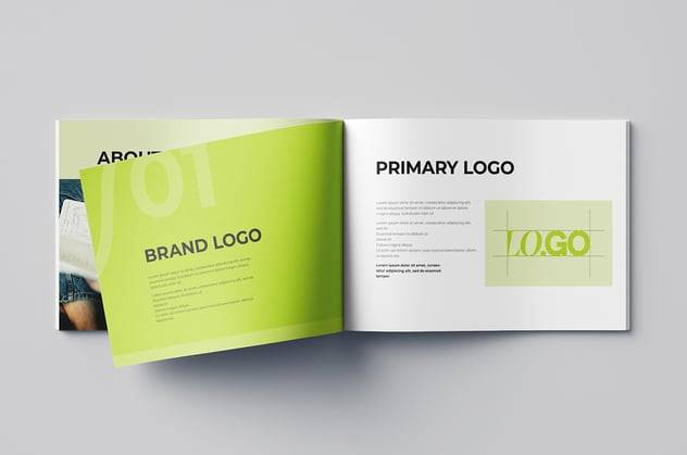 时尚品牌VI使用规范指南手册画册图文排版设计ID模版 Brand Guideline 幻灯图表 第3张-素材湾丨精选海外优质设计素材资源 时尚品牌VI使用规范指南手册画册图文排版设计ID模版 Brand Guideline 幻灯图表 sucaiwan.com