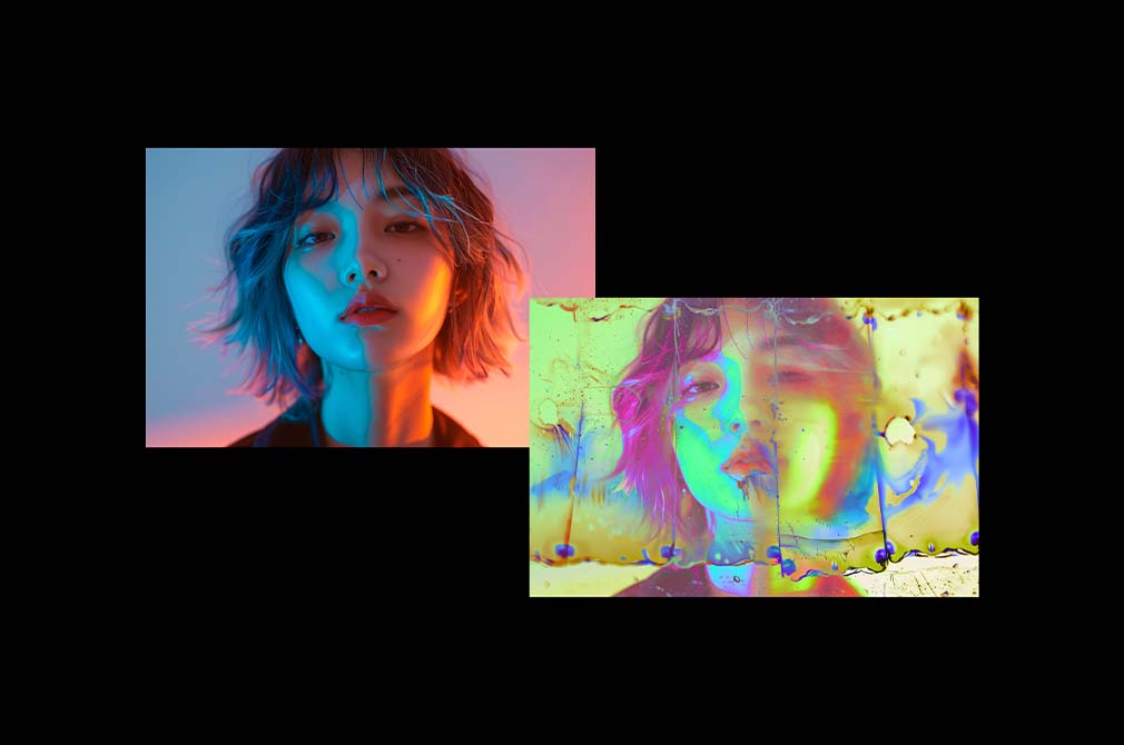 2款复古酸性迷幻Y2K塑料流体叠加图片后期PSD特效样机Psychedelic Film Photo Effect 插件预设 第7张-素材湾丨精选海外优质设计素材资源 2款复古酸性迷幻Y2K塑料流体叠加图片后期PSD特效样机Psychedelic Film Photo Effect 插件预设 sucaiwan.com