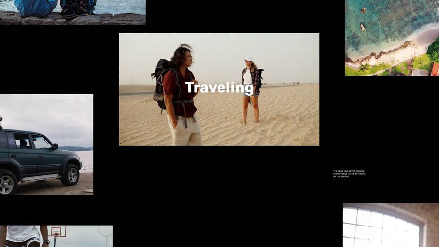 时尚多屏VLOG视频动画过渡FCPX模板 Subscribe Promo Opener for FCPX 影视音频 sucaiwan.com