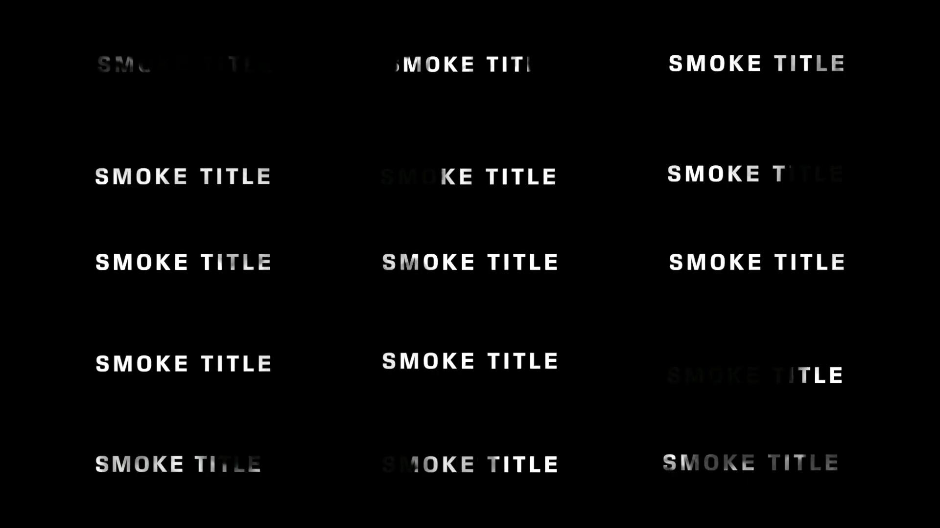 FCPX插件：19个烟雾缓缓淡入淡出开场文字标题字幕动画 Cinematic Smoke Titles Pack - Ryan Nangle , sucaiwan.com