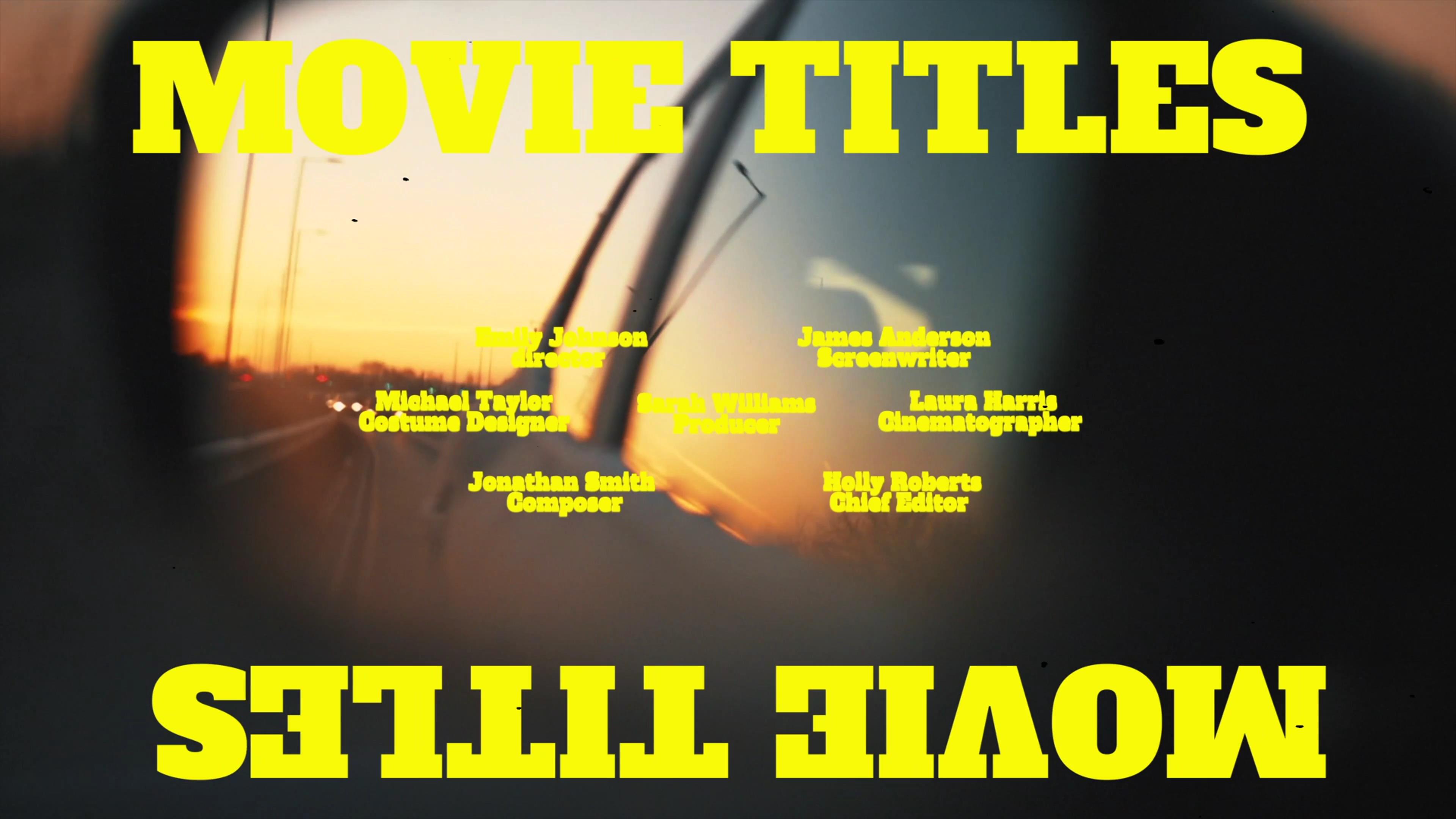 15款极简文艺美学Vlog电影大片视频标题动态海报排版动画AE/PR模板预设套装Unique Movie Titles 影视音频 sucaiwan.com