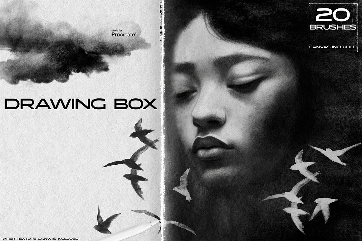 真实铅笔炭笔素描线条数字绘画效果procreate笔刷画笔设计素材 Drawing Box Pencils For Procreate 笔刷资源 第1张-素材湾丨精选海外优质设计素材资源 真实铅笔炭笔素描线条数字绘画效果procreate笔刷画笔设计素材 Drawing Box Pencils For Procreate 笔刷资源 sucaiwan.com