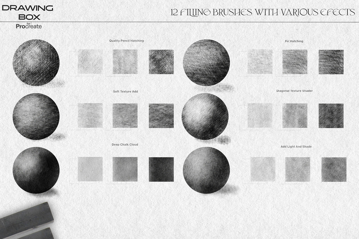 真实铅笔炭笔素描线条数字绘画效果procreate笔刷画笔设计素材 Drawing Box Pencils For Procreate 笔刷资源 第6张-素材湾丨精选海外优质设计素材资源 真实铅笔炭笔素描线条数字绘画效果procreate笔刷画笔设计素材 Drawing Box Pencils For Procreate 笔刷资源 sucaiwan.com