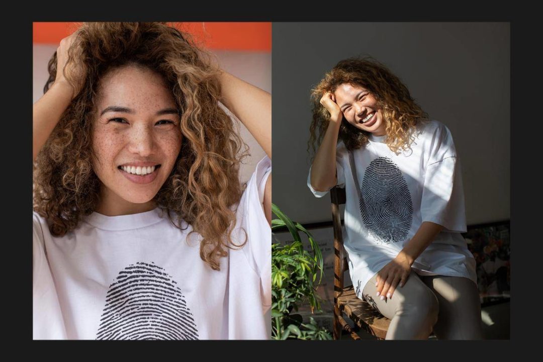 19款时尚光影室内拍摄女士半袖衫T恤LOGO印花图案设计效果图PS展示贴图样机模板合集素材 T-Shirt Mock-Up Set 样机素材 sucaiwan.com