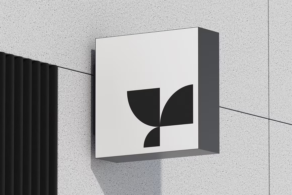 8款高级户外灯箱店招LOGO标牌指示牌广告牌设计效果图PS贴图样机模板 Lightbox Standard Mockup Bundle 样机素材 sucaiwan.com