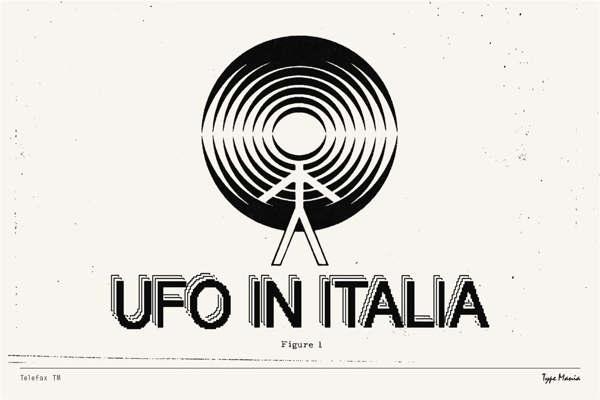 英文字体:复古数字化像素故障抖动科技仿旧ASCII标题排版无衬线趣味装饰字体 Telefax TM – Eroded Fax Typeface 设计素材 第5张-素材湾丨精选海外优质设计素材资源 英文字体:复古数字化像素故障抖动科技仿旧ASCII标题排版无衬线趣味装饰字体 Telefax TM – Eroded Fax Typeface 设计素材 sucaiwan.com