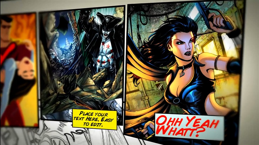 AE模板：超酷漫画书效果照片视频剪辑片头动画 Comic Book Trailer 影视音频 sucaiwan.com