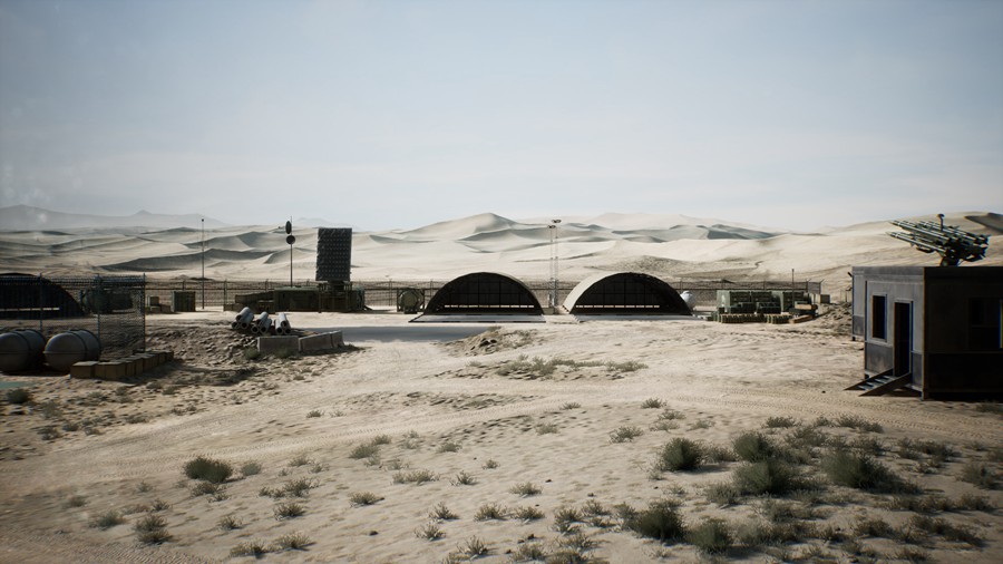 未来科幻外星球太空军事基地场景3D模型UE设计素材 Unreal Engine – Military Base – Premium 样机素材 sucaiwan.com
