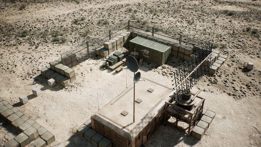未来科幻外星球太空军事基地场景3D模型UE设计素材 Unreal Engine – Military Base – Premium 样机素材 sucaiwan.com