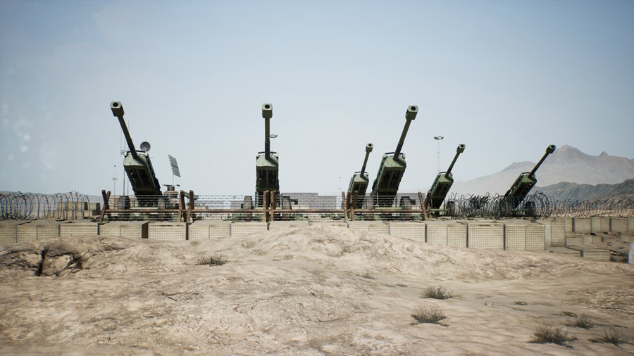 未来科幻外星球太空军事基地场景3D模型UE设计素材 Unreal Engine – Military Base – Premium 样机素材 sucaiwan.com