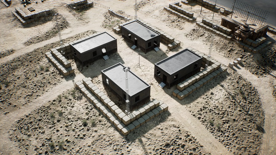 未来科幻外星球太空军事基地场景3D模型UE设计素材 Unreal Engine – Military Base – Premium 样机素材 sucaiwan.com