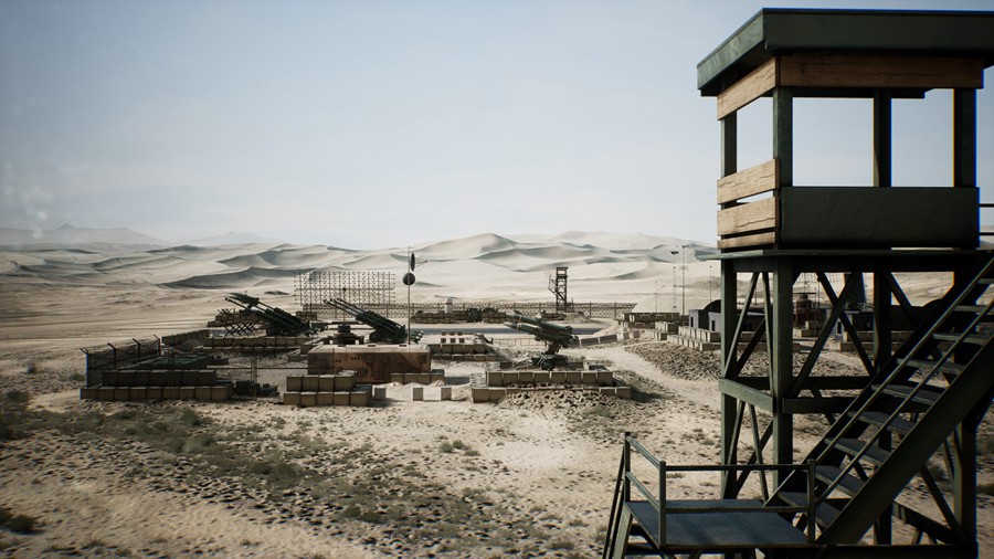 未来科幻外星球太空军事基地场景3D模型UE设计素材 Unreal Engine – Military Base – Premium 样机素材 sucaiwan.com