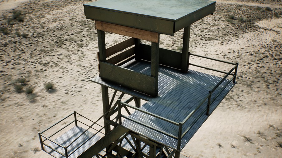 未来科幻外星球太空军事基地场景3D模型UE设计素材 Unreal Engine – Military Base – Premium 样机素材 sucaiwan.com