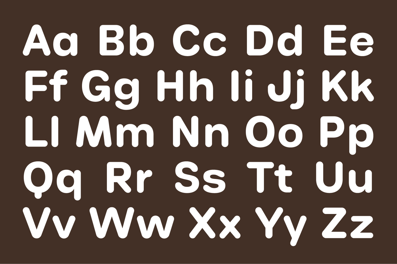 时尚复古品牌杂志海报徽标设计无衬线英文字体安装包 Round Sans Font Phluff 设计素材 sucaiwan.com