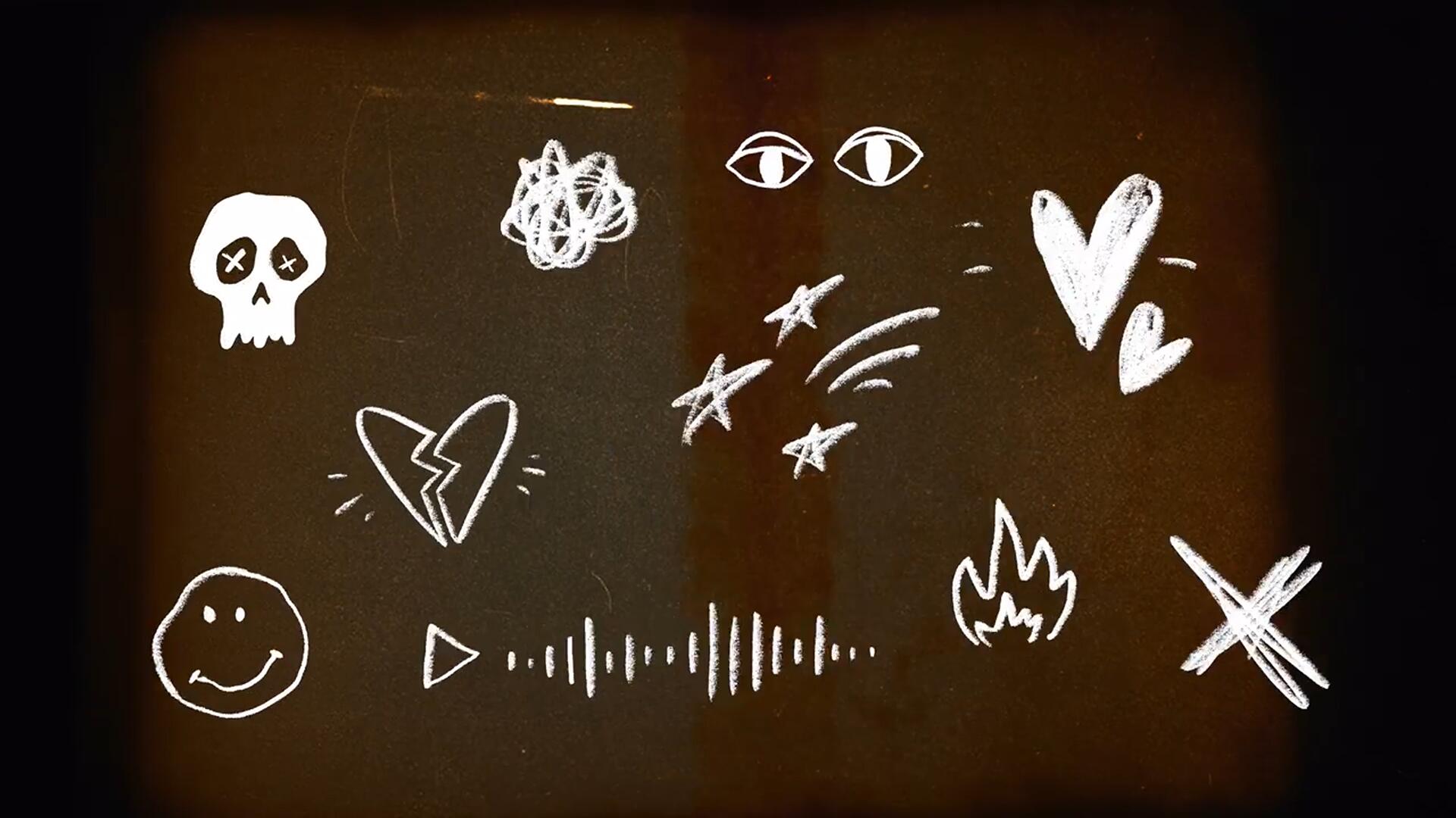 AE/PR/FCPX/达芬奇模板:50个趣味抽象手绘涂鸦插画海报标题贴纸过渡叠加4K视频动画模板 50 drawn elements , 第11张-素材湾丨精选海外优质设计素材资源 AE/PR/FCPX/达芬奇模板:50个趣味抽象手绘涂鸦插画海报标题贴纸过渡叠加4K视频动画模板 50 drawn elements , sucaiwan.com