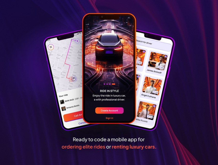 200屏双配色共享汽车租赁出租车预订APP应用程序用户界面设计Figma模板 Elite – Taxi and Car Rental Mobile App APP UI 第9张-素材湾丨精选海外优质设计素材资源 200屏双配色共享汽车租赁出租车预订APP应用程序用户界面设计Figma模板 Elite – Taxi and Car Rental Mobile App APP UI sucaiwan.com