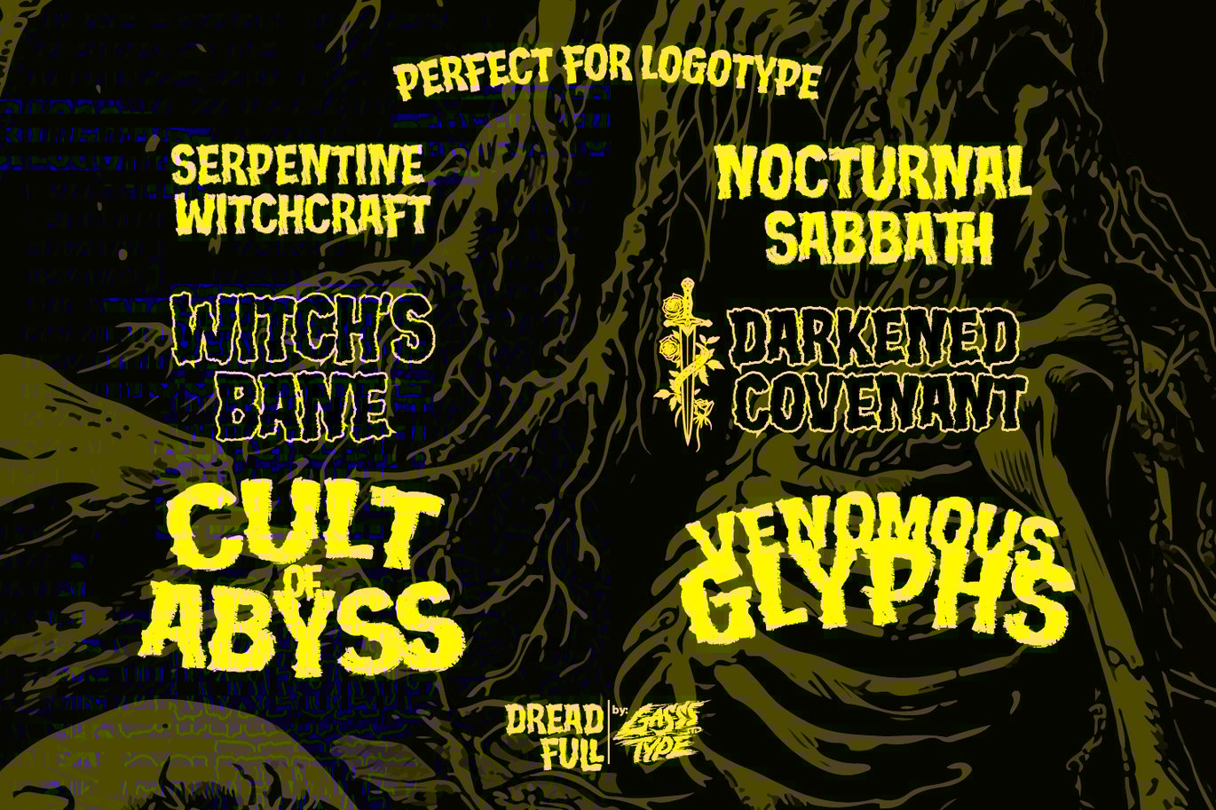 复古怀旧电影标题书籍封面设计装饰英文字体安装包 Dreadfull – Horror Retro Font 设计素材 第7张-素材湾丨精选海外优质设计素材资源 复古怀旧电影标题书籍封面设计装饰英文字体安装包 Dreadfull – Horror Retro Font 设计素材 sucaiwan.com