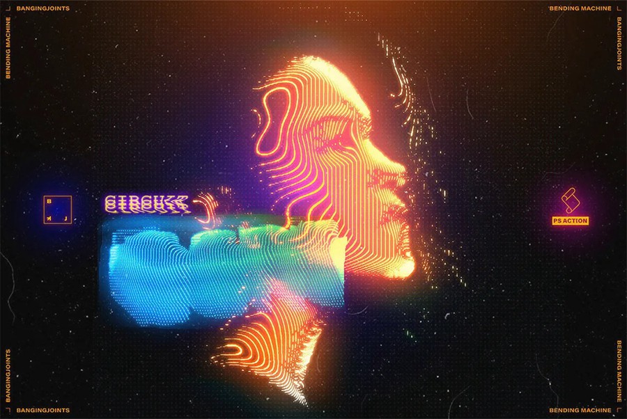 赛博朋克梦幻CRT未来数字科技像素半调扭曲线条失真PS特效动作设计套装 Circuit Bent Machine – PS Action 插件预设 第1张-素材湾丨精选海外优质设计素材资源 赛博朋克梦幻CRT未来数字科技像素半调扭曲线条失真PS特效动作设计套装 Circuit Bent Machine – PS Action 插件预设 sucaiwan.com