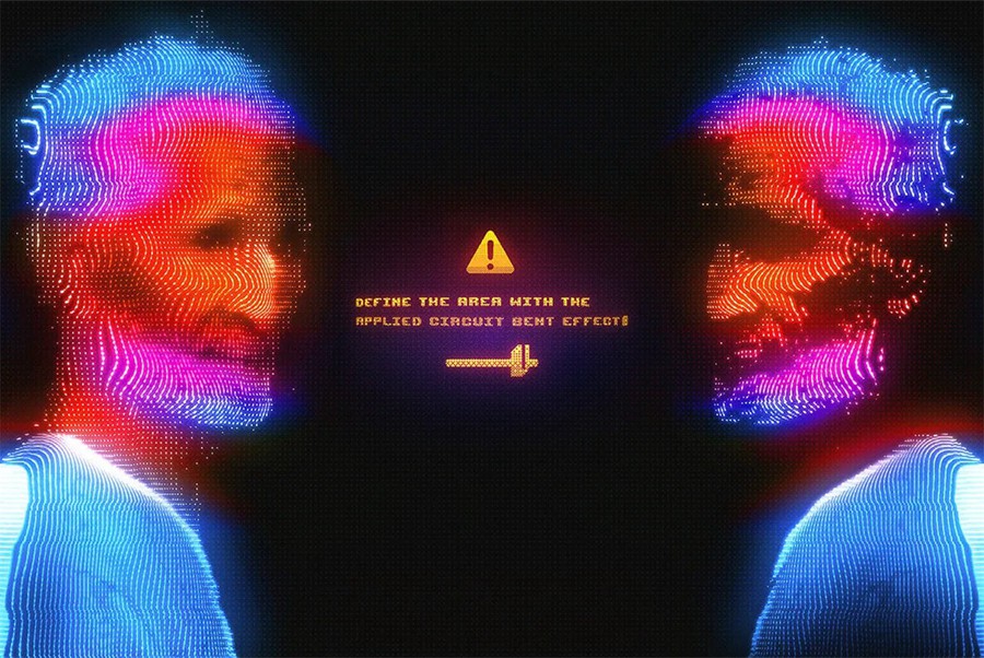 赛博朋克梦幻CRT未来数字科技像素半调扭曲线条失真PS特效动作设计套装 Circuit Bent Machine – PS Action 插件预设 第2张-素材湾丨精选海外优质设计素材资源 赛博朋克梦幻CRT未来数字科技像素半调扭曲线条失真PS特效动作设计套装 Circuit Bent Machine – PS Action 插件预设 sucaiwan.com