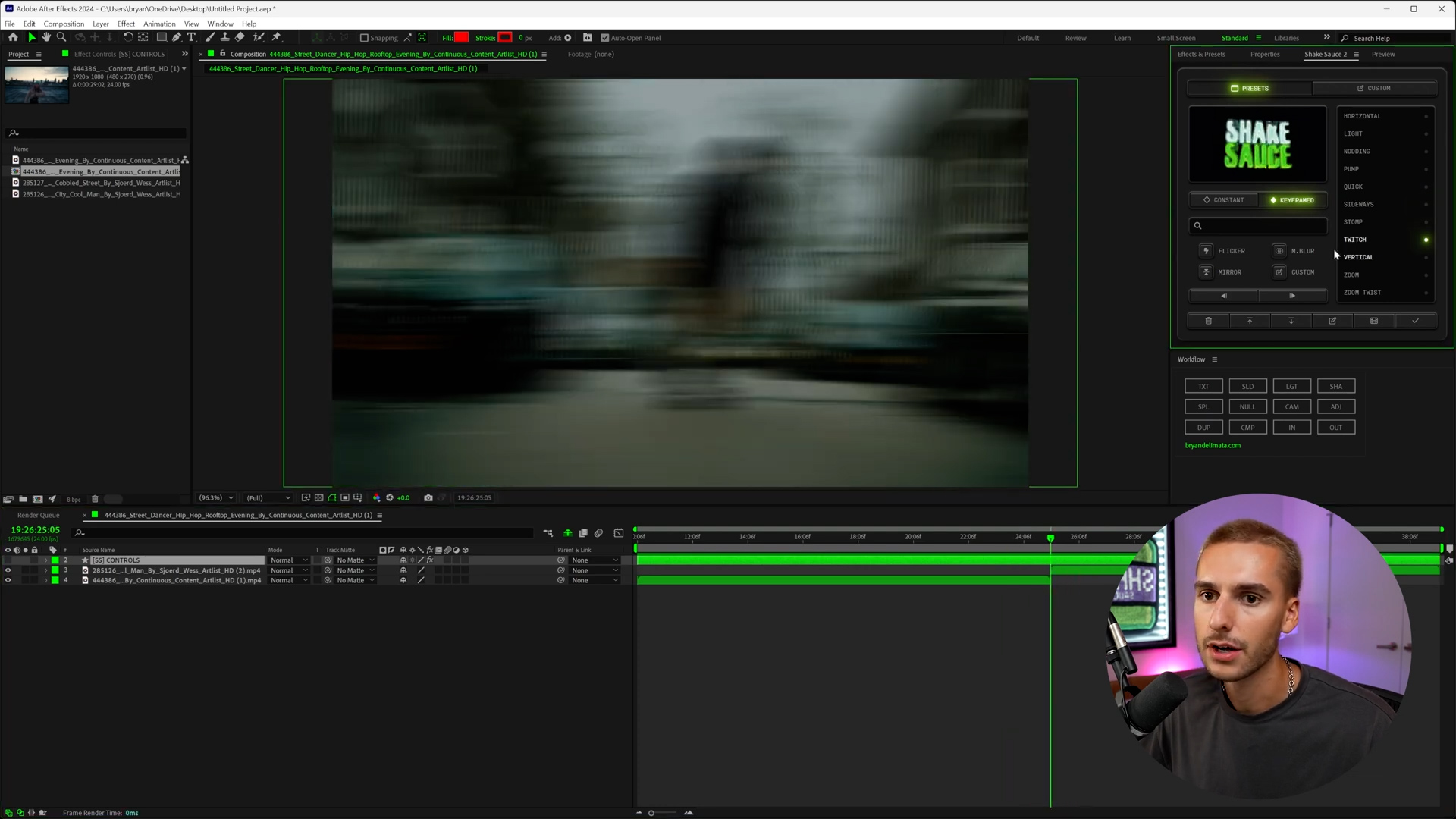 Shake Sauce 2 全新嘻哈说唱风格镜头振动摇晃抖动频闪场景预设AE插件扩展 Bryan Delimata Shake Sauce 2 插件预设 第5张-素材湾丨精选海外优质设计素材资源 Shake Sauce 2 全新嘻哈说唱风格镜头振动摇晃抖动频闪场景预设AE插件扩展 Bryan Delimata Shake Sauce 2 插件预设 sucaiwan.com