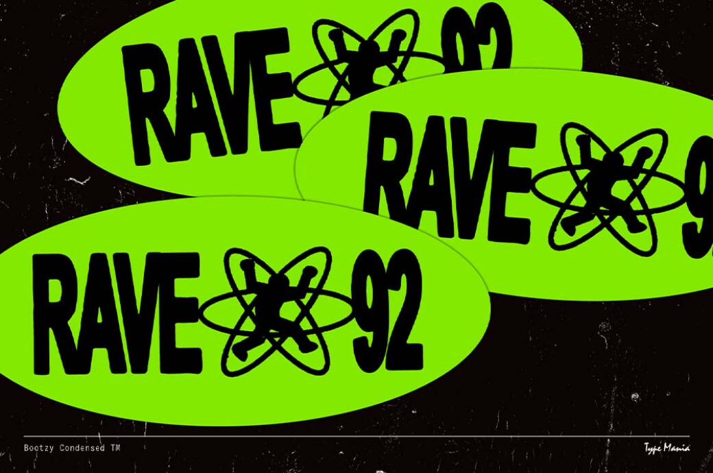 复古粗犷磨损印刷LOGO海报标题无衬线字体Bootzy Condensed TM – Rugged Font 设计素材 sucaiwan.com