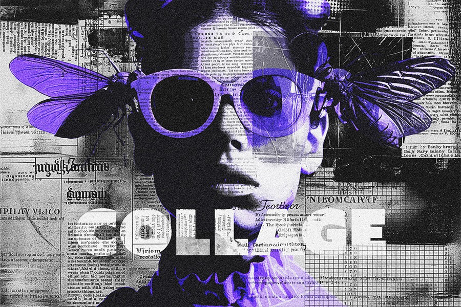 老式旧报纸海报照片打印效果Photoshop模板样机 Newspaper Pieces Photo Effect 插件预设 第1张-素材湾丨精选海外优质设计素材资源 老式旧报纸海报照片打印效果Photoshop模板样机 Newspaper Pieces Photo Effect 插件预设 sucaiwan.com