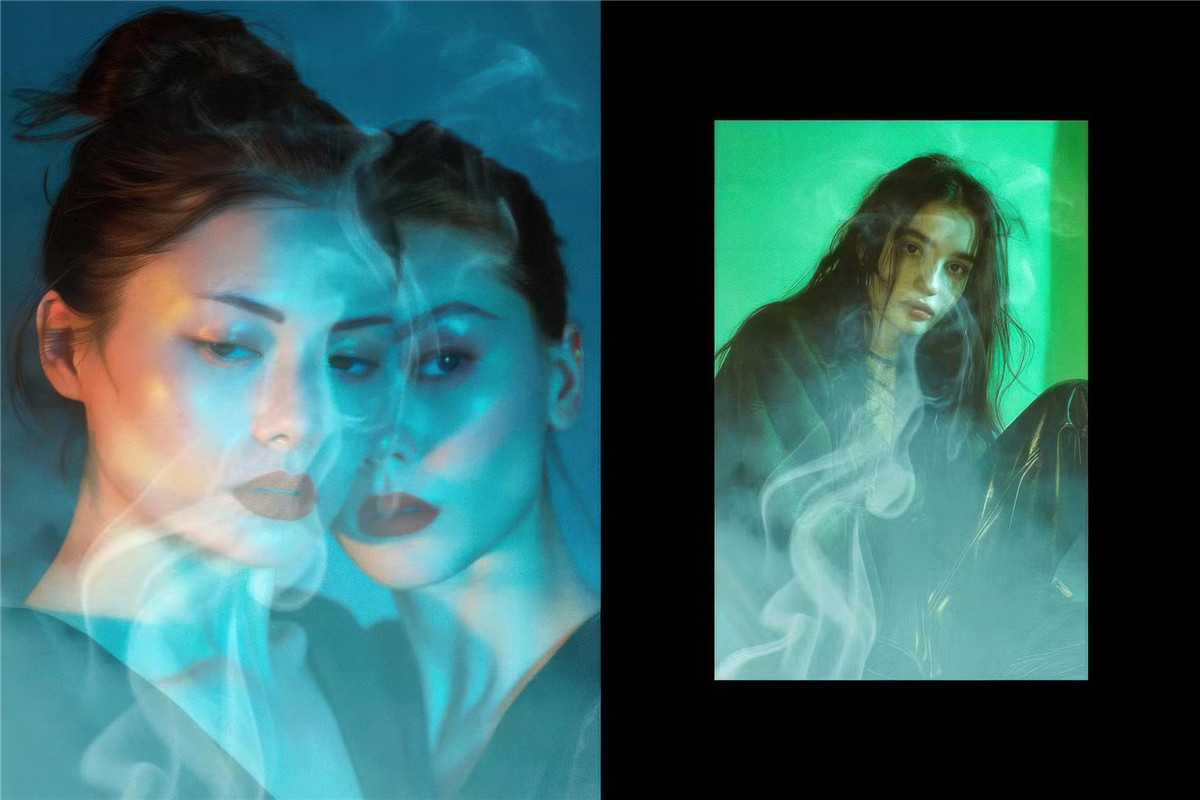 梦幻烟雾雾气照片效果Ps修图特效滤镜样机设计素材 Smoke Photo Effect 插件预设 第5张-素材湾丨精选海外优质设计素材资源 梦幻烟雾雾气照片效果Ps修图特效滤镜样机设计素材 Smoke Photo Effect 插件预设 sucaiwan.com