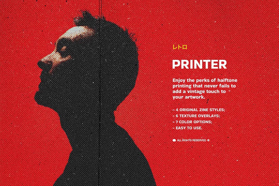 复古高质量半调风格波普艺术照片效果Photoshop模板 Halftone Vintage Photo Effect 插件预设 第2张-素材湾丨精选海外优质设计素材资源 复古高质量半调风格波普艺术照片效果Photoshop模板 Halftone Vintage Photo Effect 插件预设 sucaiwan.com