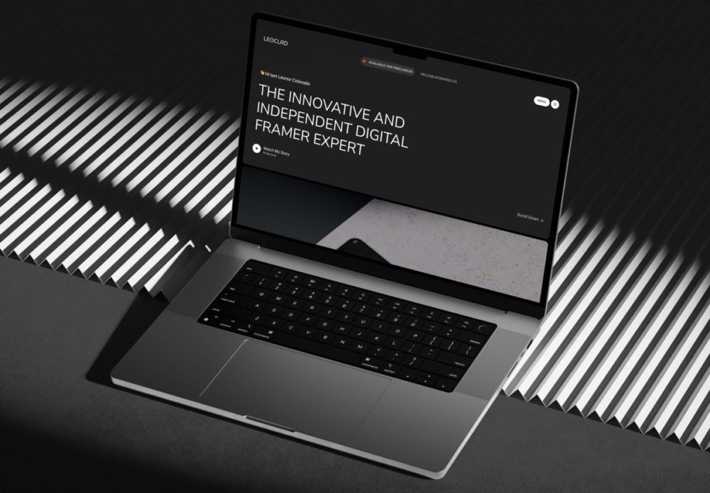 创意极简自由职业设计作品集网站web ui界面设计framer模板素材 Leonor Personal Framer Template APP UI 第1张-素材湾丨精选海外优质设计素材资源 创意极简自由职业设计作品集网站web ui界面设计framer模板素材 Leonor Personal Framer Template APP UI sucaiwan.com