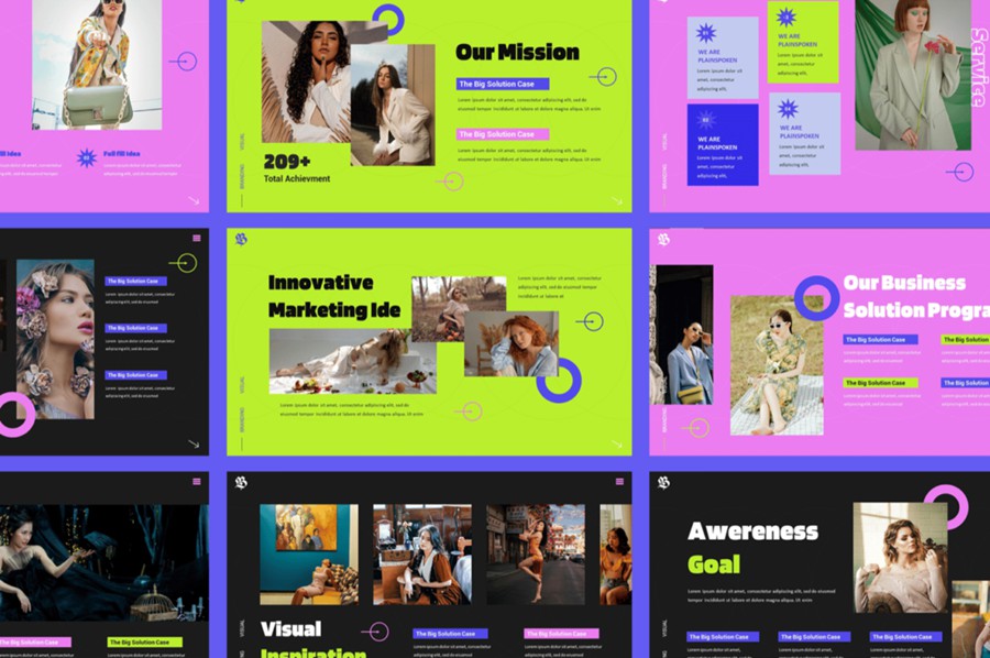 时尚极简企业营销策划演示文稿设计ppt模板 Brutalism – Powerpoint Template 幻灯图表 第4张-素材湾丨精选海外优质设计素材资源 时尚极简企业营销策划演示文稿设计ppt模板 Brutalism – Powerpoint Template 幻灯图表 sucaiwan.com