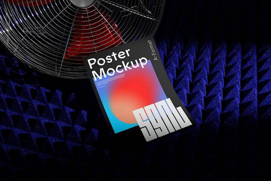 5款暗黑风格霓虹效果宣传单页海报招贴设计展示效果图PS贴图样机模板 Poster Mockups / SGNL Series 样机素材 第6张-素材湾丨精选海外优质设计素材资源 5款暗黑风格霓虹效果宣传单页海报招贴设计展示效果图PS贴图样机模板 Poster Mockups / SGNL Series 样机素材 sucaiwan.com