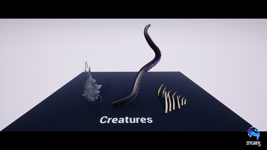 奇幻风格化海洋海盗船港口城市场景3D模型UE设计素材 Stylized Pirate Port City Modular 样机素材 sucaiwan.com