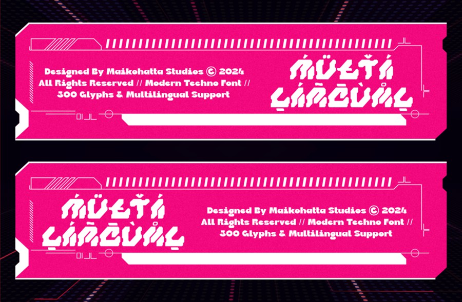 未来科幻赛博朋克机甲海报网站徽标设计装饰英文字体安装包 Ceimo – Modern Techno Font 设计素材 第5张-素材湾丨精选海外优质设计素材资源 未来科幻赛博朋克机甲海报网站徽标设计装饰英文字体安装包 Ceimo – Modern Techno Font 设计素材 sucaiwan.com