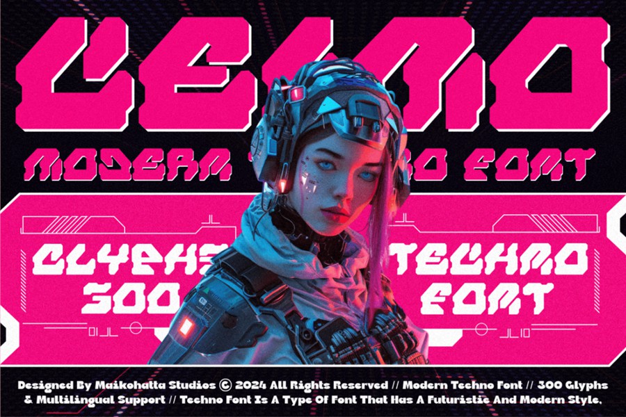 未来科幻赛博朋克机甲海报网站徽标设计装饰英文字体安装包 Ceimo – Modern Techno Font 设计素材 第1张-素材湾丨精选海外优质设计素材资源 未来科幻赛博朋克机甲海报网站徽标设计装饰英文字体安装包 Ceimo – Modern Techno Font 设计素材 sucaiwan.com